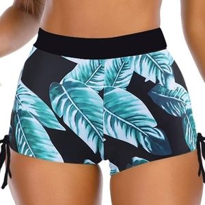 High Waisted Swim Shorts Medium